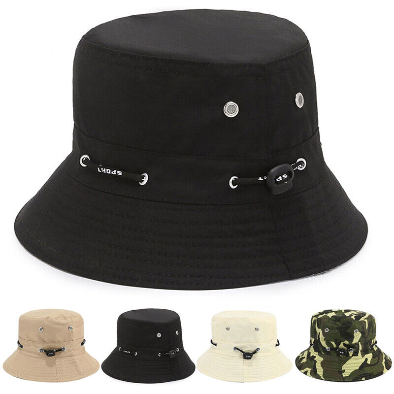 Bucket Hat Adults Unisex Summer Winter Fishing Beach Festival Sun 100 Percent Cotton